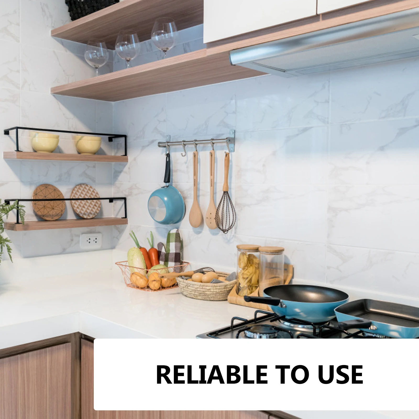 

Transparent Oil Stickers High Temperature PET Waterproof Kitchen Accessories Wall Desk Oil Proof Sticker Cupboard Storage