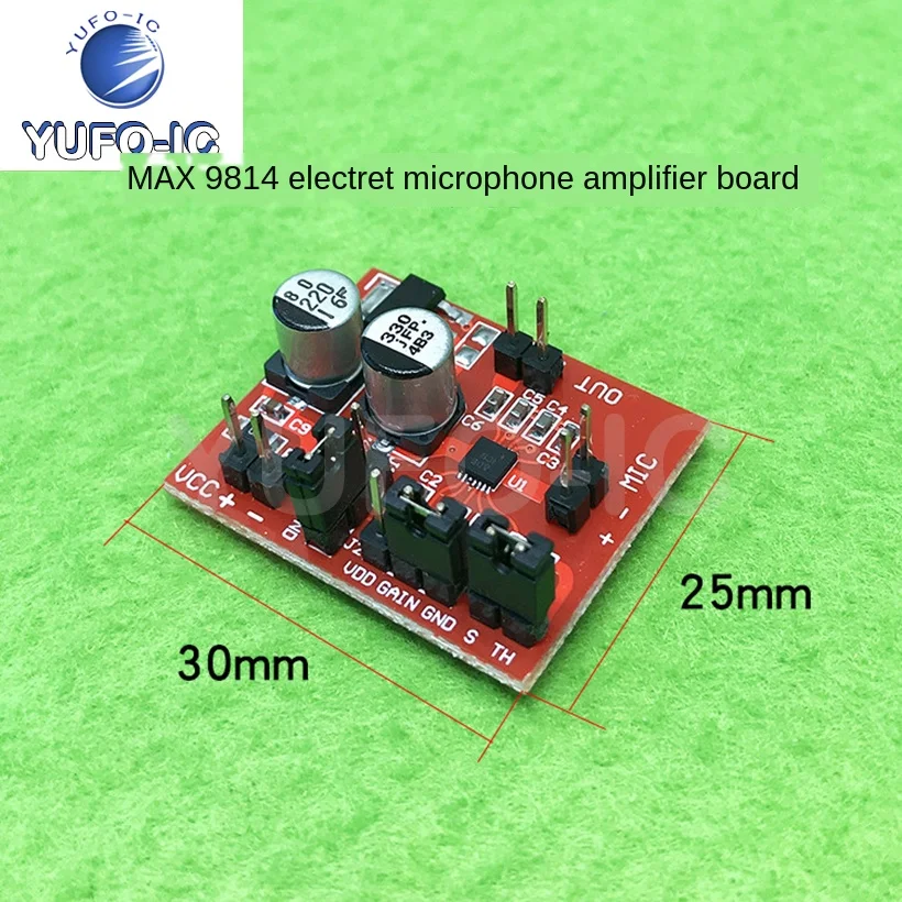 Free Ship 3pcs MAX9814 Electret Microphone Amplifier Board With AGC Automatic Gain Control Function Microphone Amplifier Board