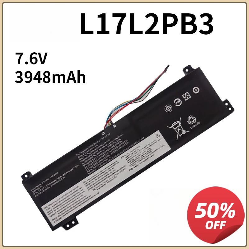 

L17C2PB3 L17L2PB4 L17L2PB3 Battery Replacement for Lenovo V130-15IGM-81HL V330-15IKB-81AX V530-14IKB 81HL0023GE L17C2PB4
