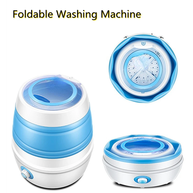 Semi-automatic Folding Electric Washing Machine Office Travel School Mini Portable Shoe Washing Machine