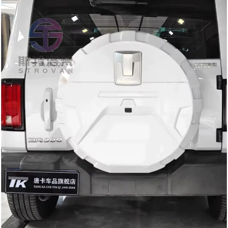 

STLF Auto Parts Battle Style Stainless Steel Waterproof Rear Spare Tire Cover for GWM Tank 300