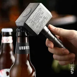 Creative Bottle Opener Bar Gift Keychain Bottle OpenerHammer Beer Bottle Opener Beverage Wrench Home and Daily Use