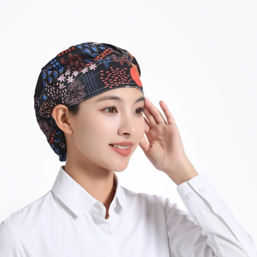 Adjustable Catering Chef Hat Breathable Oil and Soot Resistant Cooking Hat Dustproof Cafe Bar Baker Hat