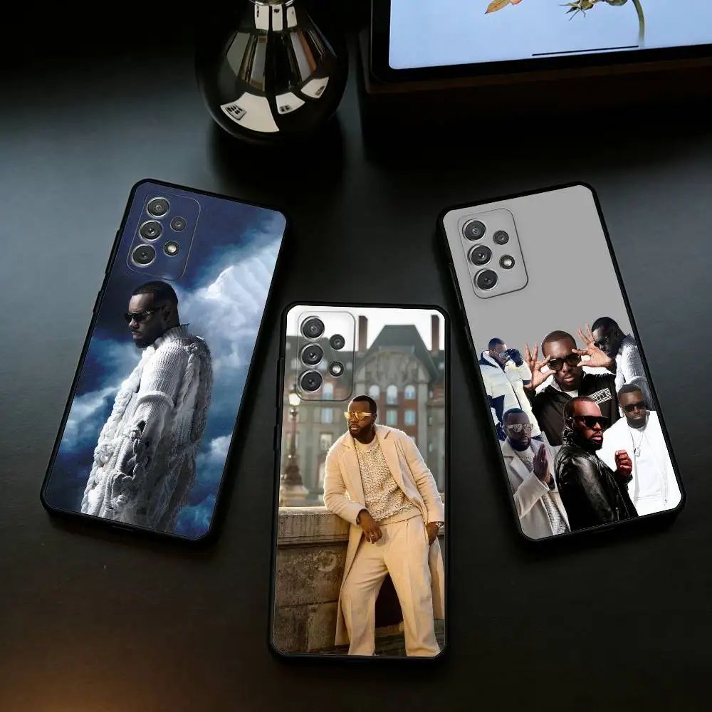 

G-GIMS B-Bonbon-ES Phone Case For Samsung Galaxy A73,A72,A71,A70,A53,A52,A51,Soft Silicone Black Cover