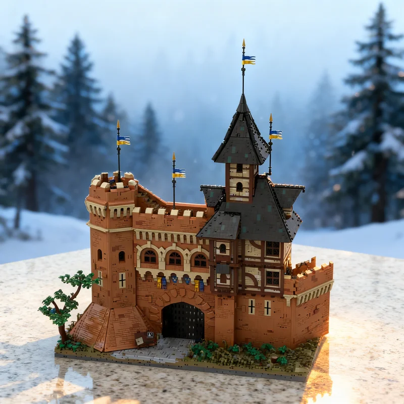 

16164pcs MOC City Gates Castle Model Building Blocks Construction Christmas Gifts Toy Creative DIY Idea Education Architecture