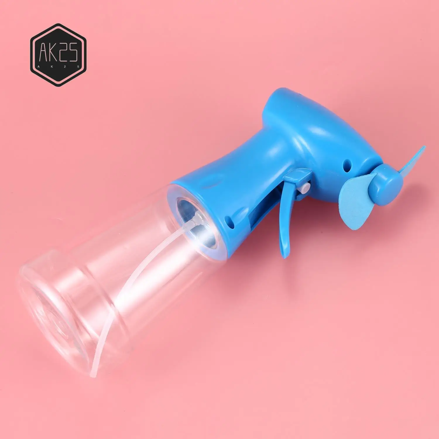 

AK25-Fan With Water Spray Misting Fan Handheld - Misting Fan With Mist As Battery Operated Fan Water Bottle Sprayer(300Ml)