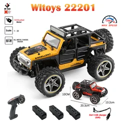 Wltoys 22201 RC Car 1/22 2.4G 2WD modelli di veicoli controllo professionale con camion leggero fuoristrada macchina per arrampicata camion giocattoli per bambini