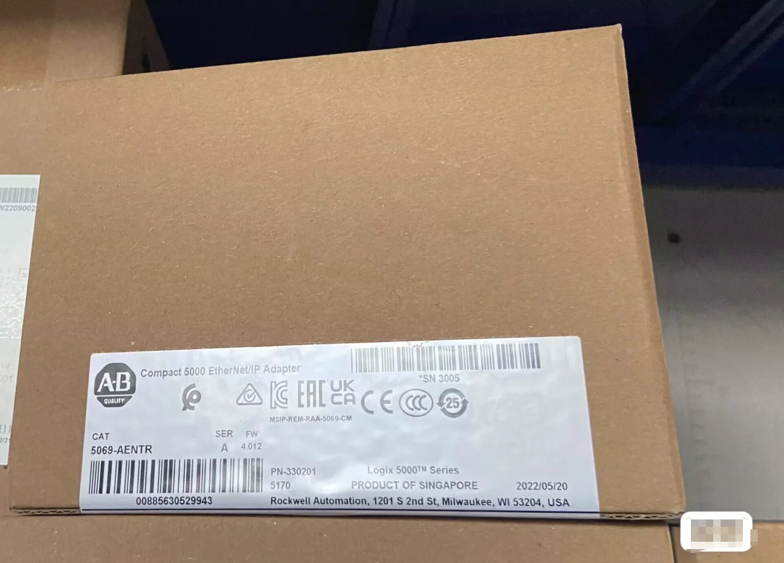 1 unidad nueva AB 5069-AENTR 5069AENTR A en caja marca