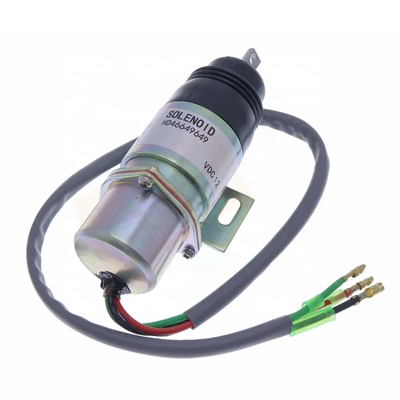 

In Stock 12V New Engine Stop Solenoid 716/30153 for JCB Crawler Excavator 8052 8060