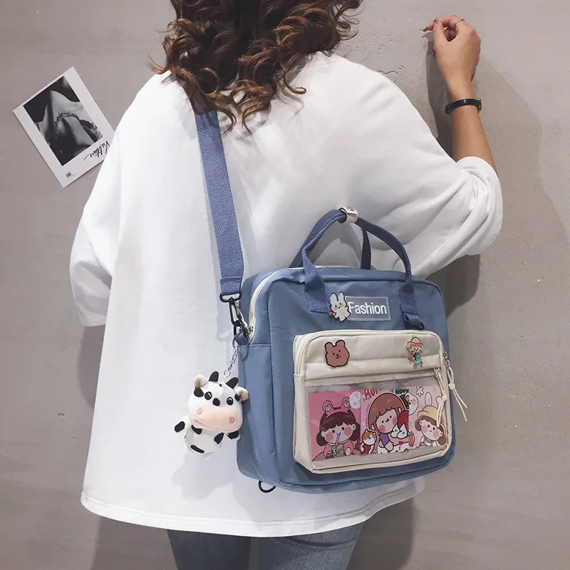 Girls Japanese Fashion Versatile School Bag Handbag Nylon Backpack Mommy Backpack Ladies Backpack Fresh Japanese Style