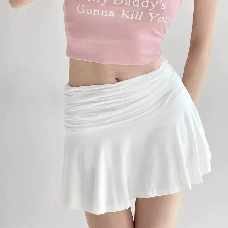 

Women Ruched Waist Flippy Skort