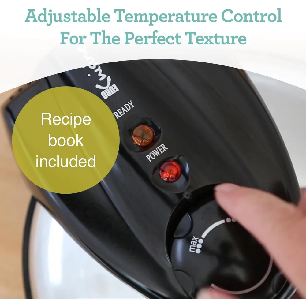 Heart Shaped Iron Waffle Maker - Eco-Friendly PTFE and PFOA Free Non Stick Plates, Perfect for V-Day & Special Occasions, 8-Inch