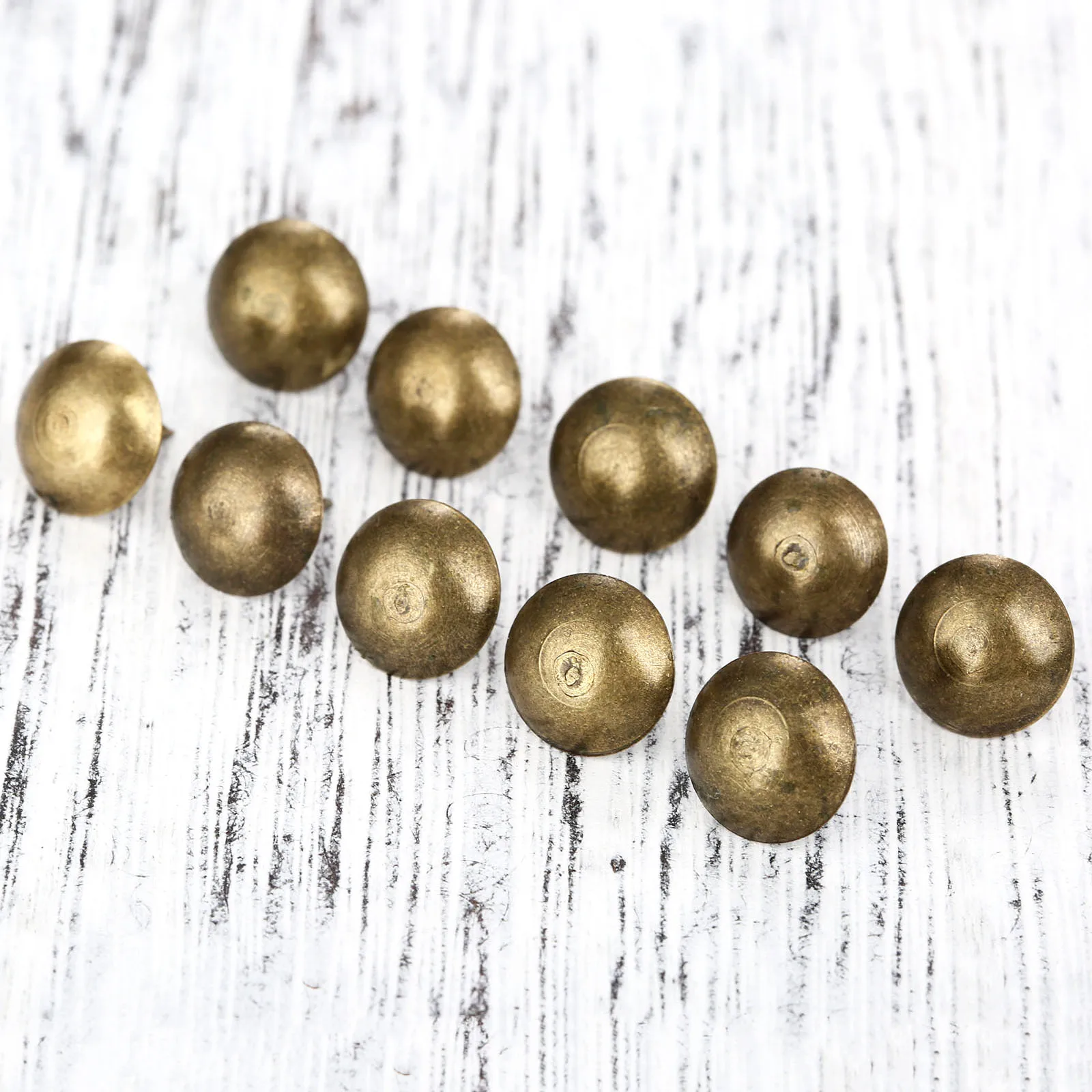 100pcs Retro Upholstery Nails Antique Bronze Decorative Tack Stud Pushpin Doornail Hardware 9x9mm