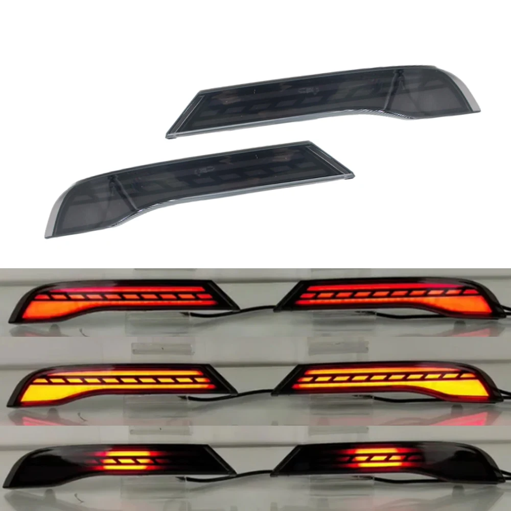 

1 SET Car LED Rear Bumper Reflector For Chevrolet Tracker 2019 2020-2023 Turn Signal Lamp Backup Running Light Brake Indicators