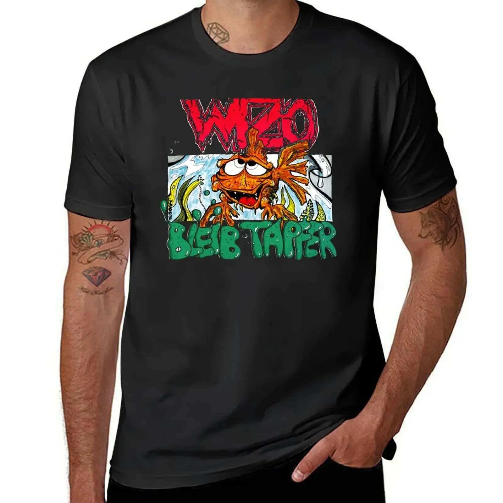 Wizo Bleib Tapfer T-Shirt hippie clothes Blouse shirts graphic tee funny t shirts men