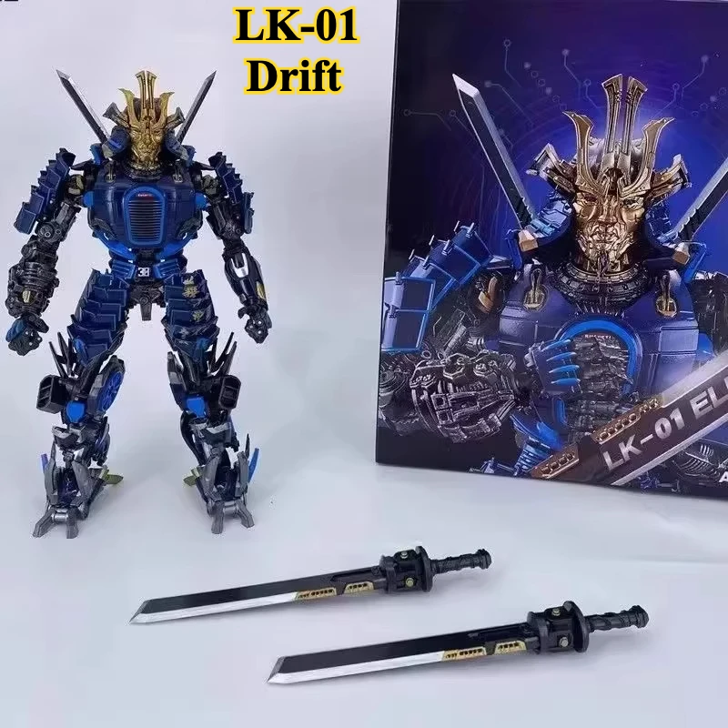 В НАЛИЧИИ Трансформация Lastk Night LK-01 LK01 Синий фехтовальщик в сочетании с игрушкой-фигуркой робота DLX