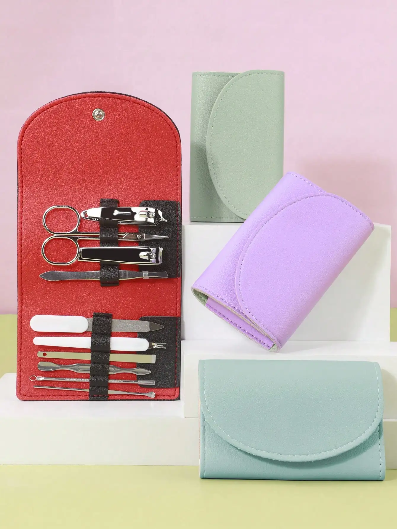 10-Piece Nail Care Tool Set: Nail Clippers, Carbon Steel Nail Scissors, Complete Beauty Set