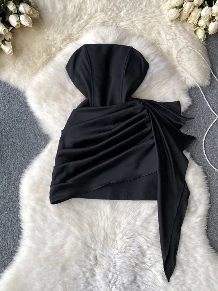 

Женское черное готическое вечернее платье, винтажное облегающее платье без рукавов с открытыми плечами Y2k, цельные платья 2000-х годов, эмо-кокетка, одежда