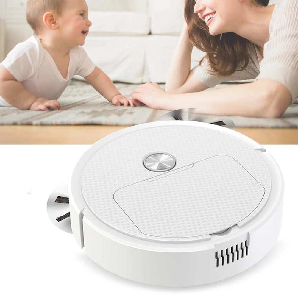 Intelligent Sweeping Robot 1200mAh Mini Cleaning Machine Low Noise Labor Saving Rechargeable Home Cleaning Appliances