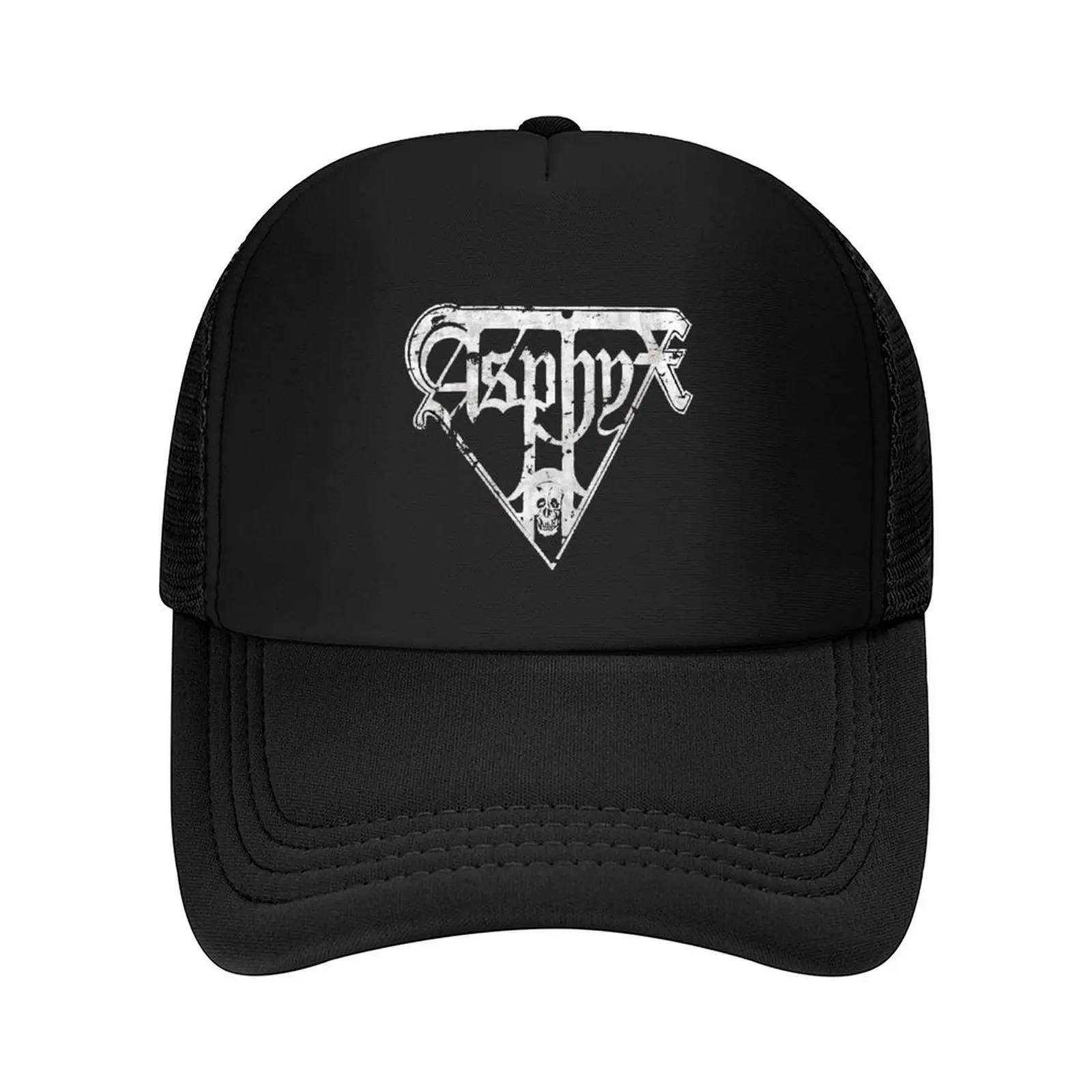 

Asphyx (Transparent) Grunge Distressed Baseball Cap birthday sun hat Unique hats foam party Hat Women's Beach Outlet 2025 Men's