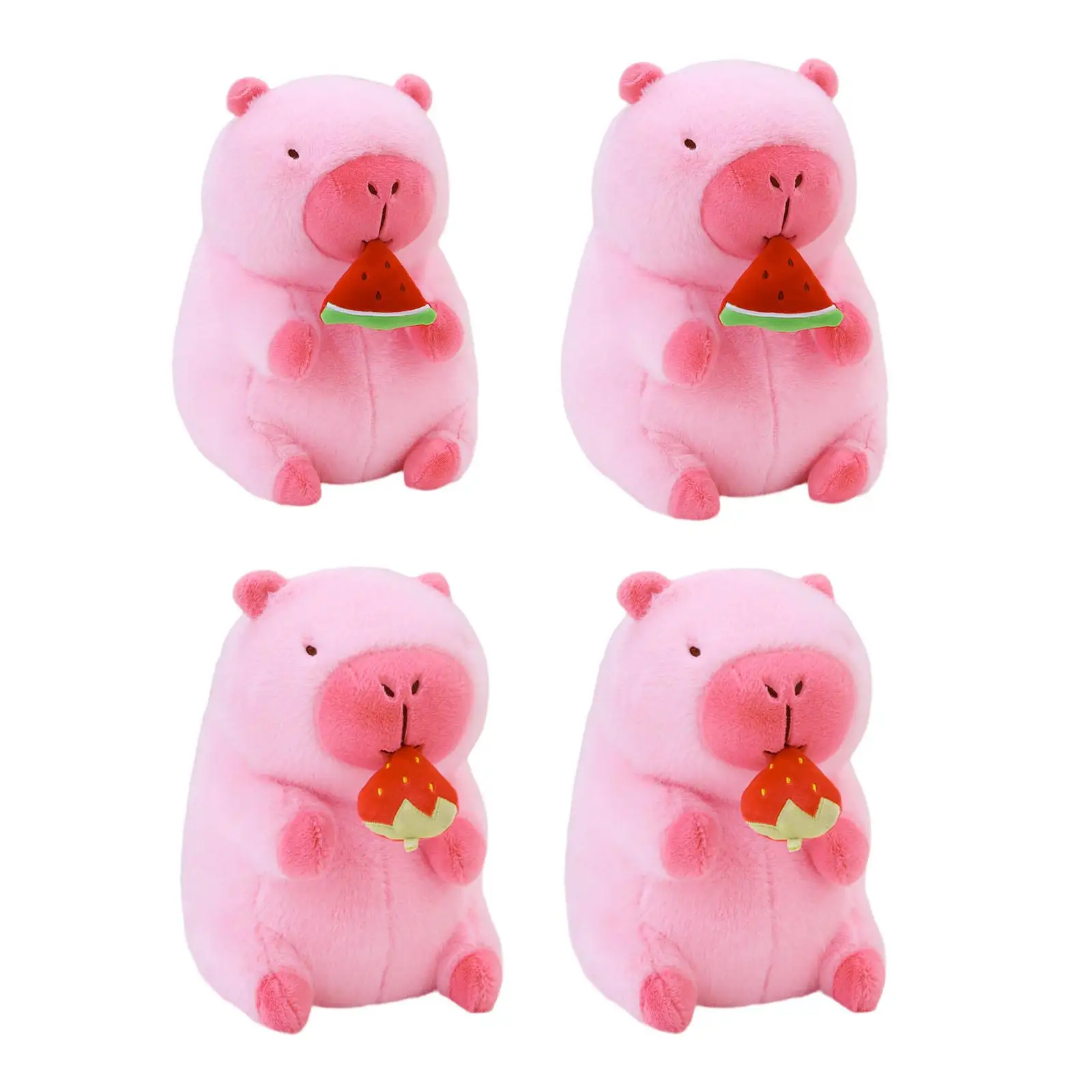 Capybara Plush Toy Comfortable Realistic Soft Home Decoration Capybara Stuffed Toy for Birthday Gifts Adults Family Boys Girls