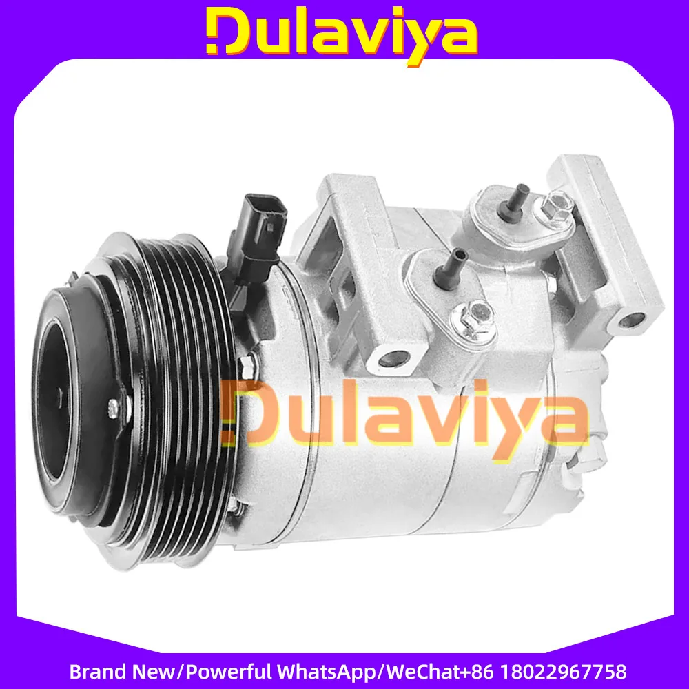 

AC Compressor with 6-Groove For Jeep Wrangler 2012-2017 Ram 1500 2013 V6 3.6L 55111374AB 55111374AC 55111374AD 68105755AB