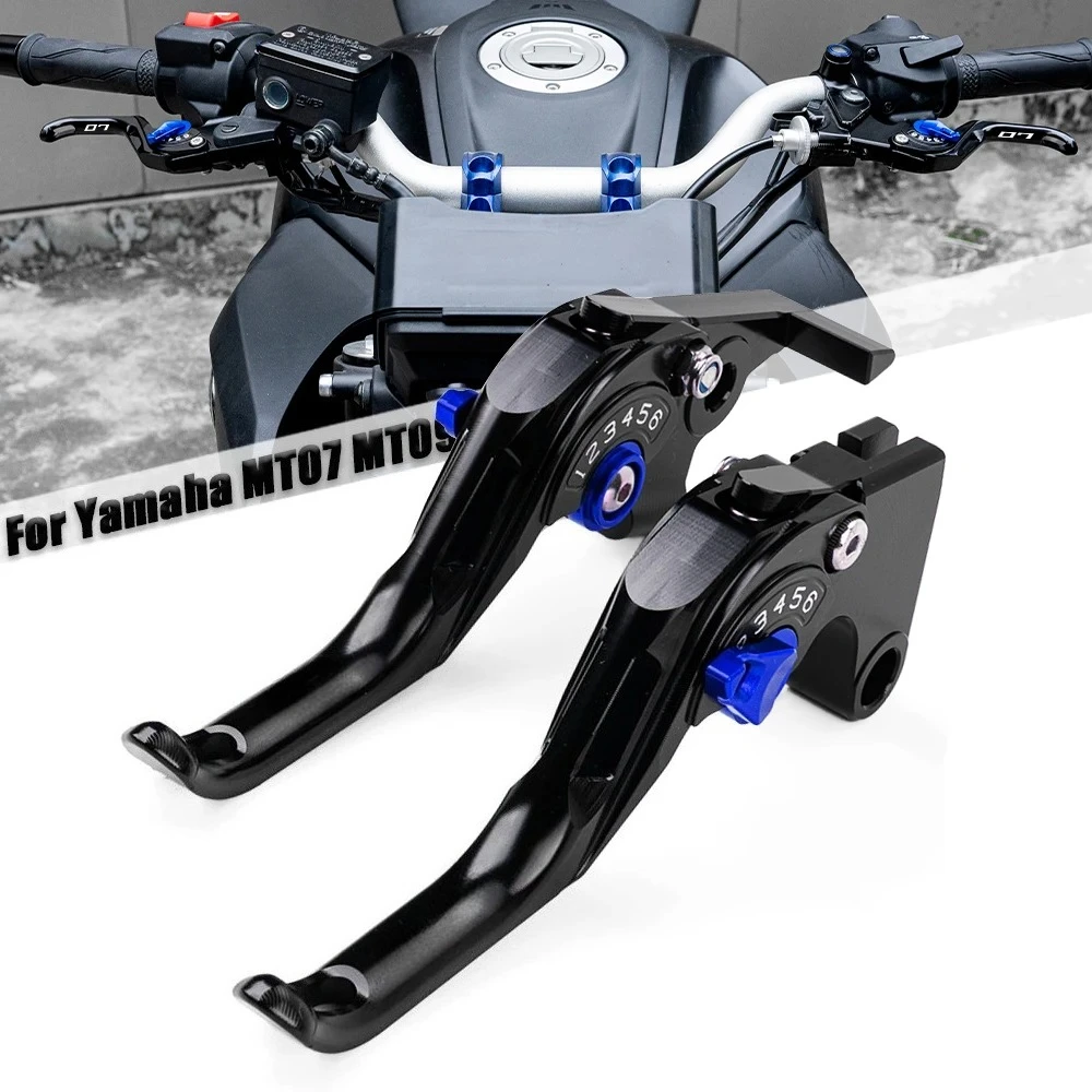 

For Yamaha MT 07 MT07 MT09 MT 09 2014-2026 MT-07 FZ07 MT-09 SP Motorcycle CNC Adjustable Handle Brake Lever Brake Clutch Levers