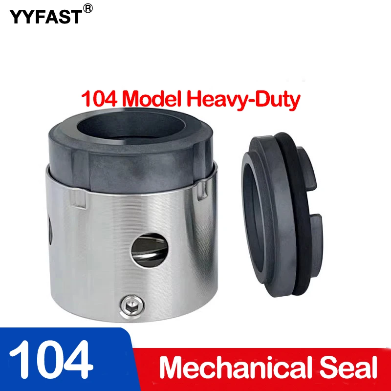 

104 Model Heavy-Duty Mechanical Seal,1Pcs,18/20/22/25/28/30/32/35/40-120mm, Water Pump Seal,Mechanical Shaft Seal For Textile