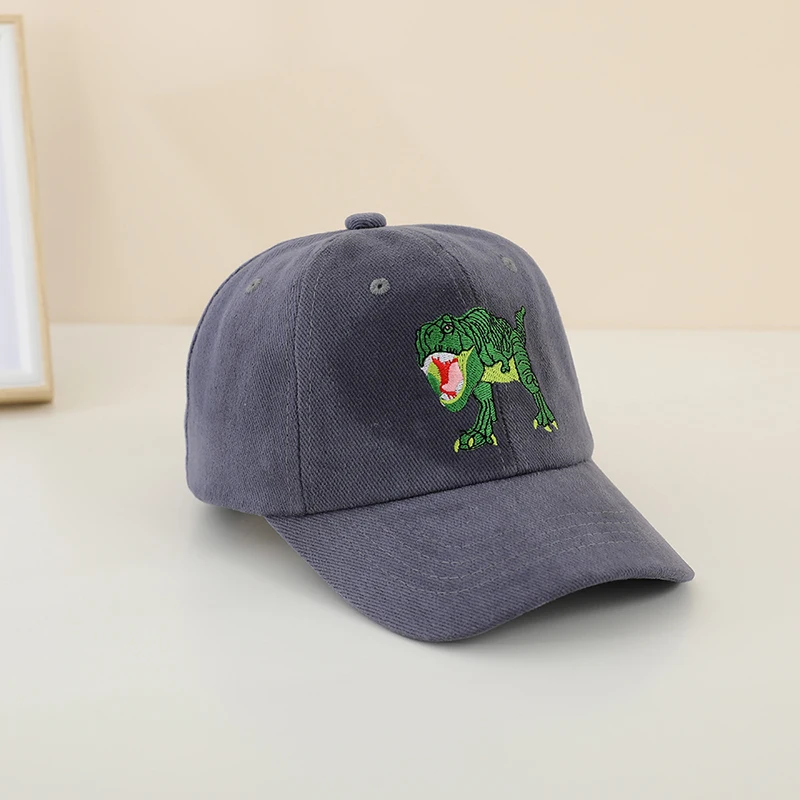 2024 School Boys Baseball Hats Dinosaurs Embroidered Children Outdoor Summer Kids Caps for 2-8Years Baby Sports Hats