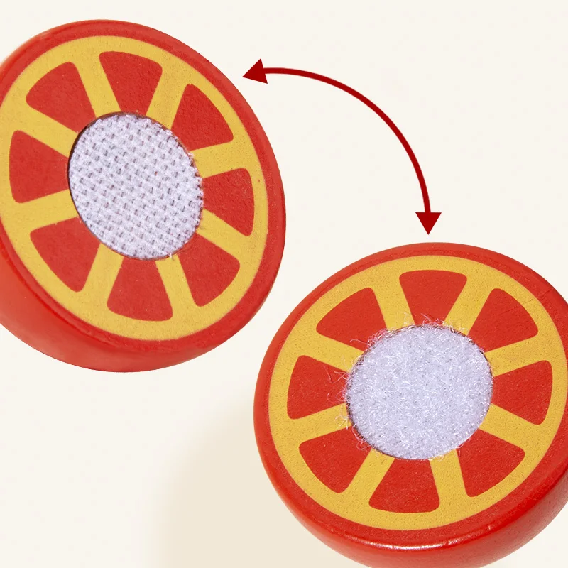 Simulation Kitchen Pretend Toy Wooden Classic Game Montessori Educational Toys For Children Gifts Cutting Fruit Vegetable Set