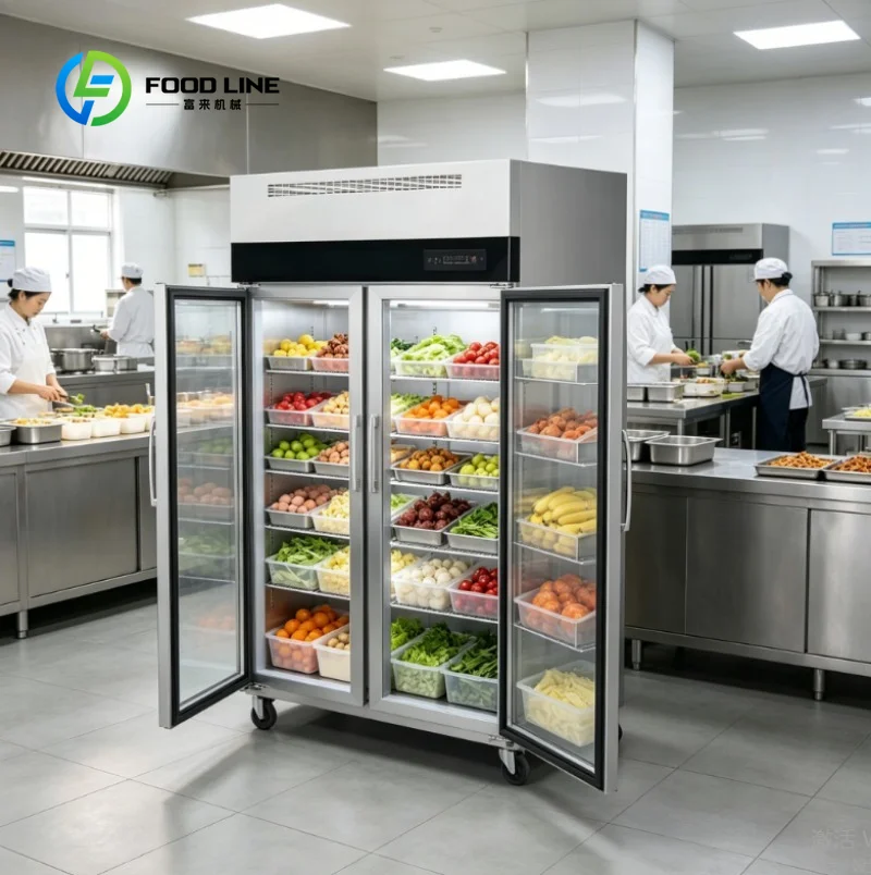 Customize  Fast Freeze Refrigerator Display Cooler Chiller Cabinet Energy Efficient Unit for Food and Beverage