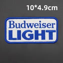 Beer Badge Embroidered Patches Armband Backpack Badge with Hook Backing for Clothing