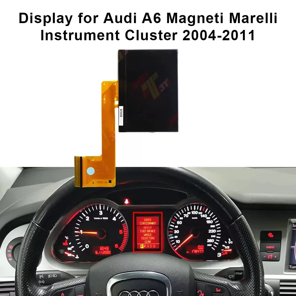 LCD Display for Audi A6 S6 Q7 Magneti Marelli Instrument Cluster  Car Dashboard Part Accessory for Vehicle