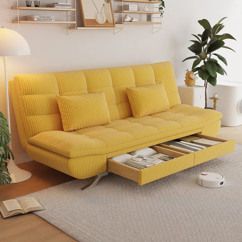 Pull Out Storage Sofas Beds Lounge Frame Creative Minimalist Sofas Beds Adults Italian Divano Letto Mid Century Furniture