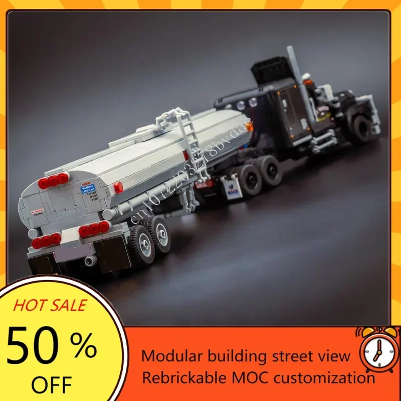 1422PCS MOC City Transportation The Rubber Duck (Mack RSeries) Model Custom Puzzles DIY Creative Assembly Puzzle Birthday Gift