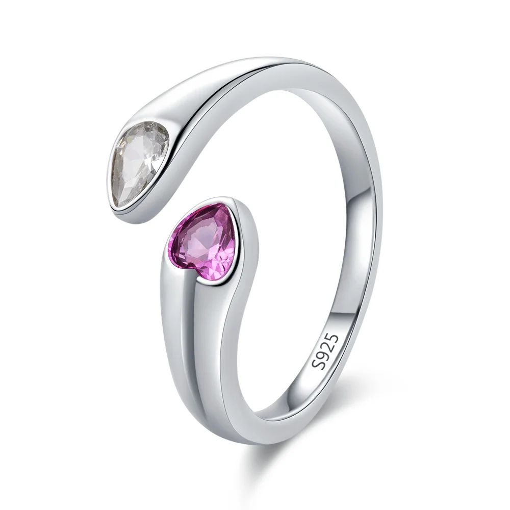 Women's Adjustable 925 Sterling Silver Animal Hoop Ring