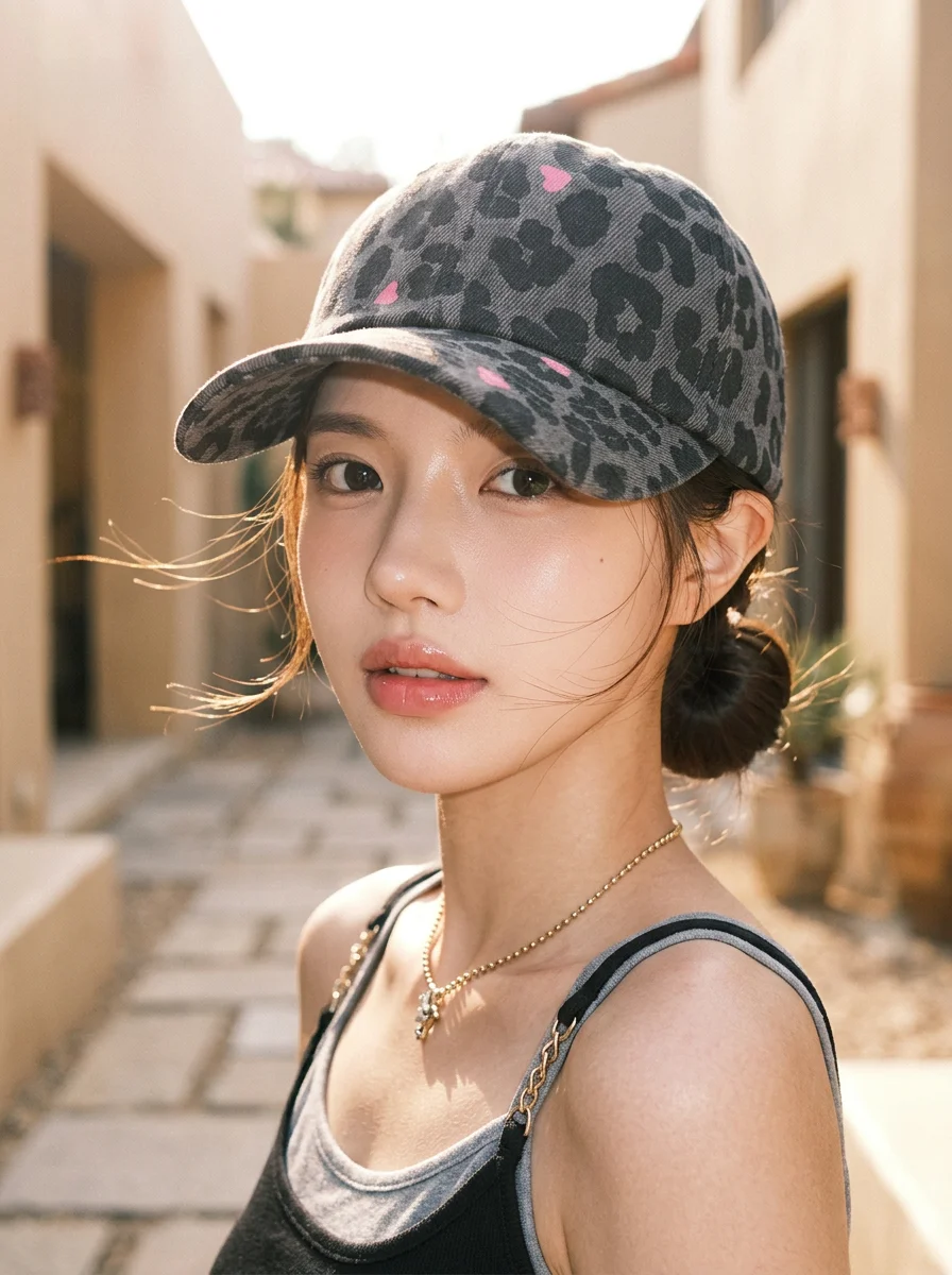 女性用野球帽韓国スタイル夏の日焼け防止顔痩せ効果のある通気性のあるカジュアルレトロ折りたたみ式オールシーズン帽子