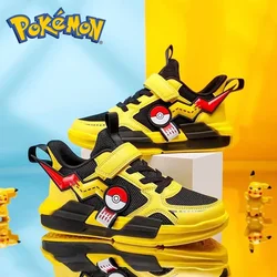 Pikachu Children Sports Shoes Spring and autumn Fashion Anime Boy Sneakers Student Breathable Non-slip Running Shoe