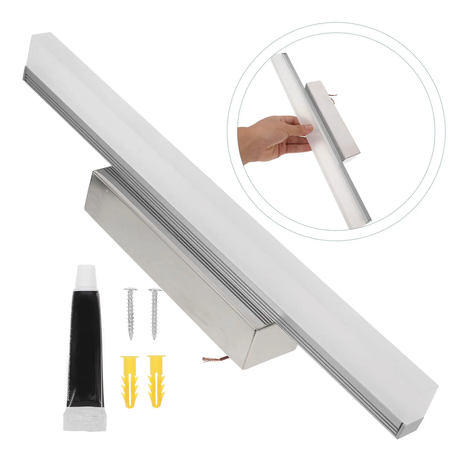 

1Pcs LED Makeup Lamp Powerful Mirror Front Light Simple Long Strip Wall Vanity Lamp Easy Install Lighting for Home