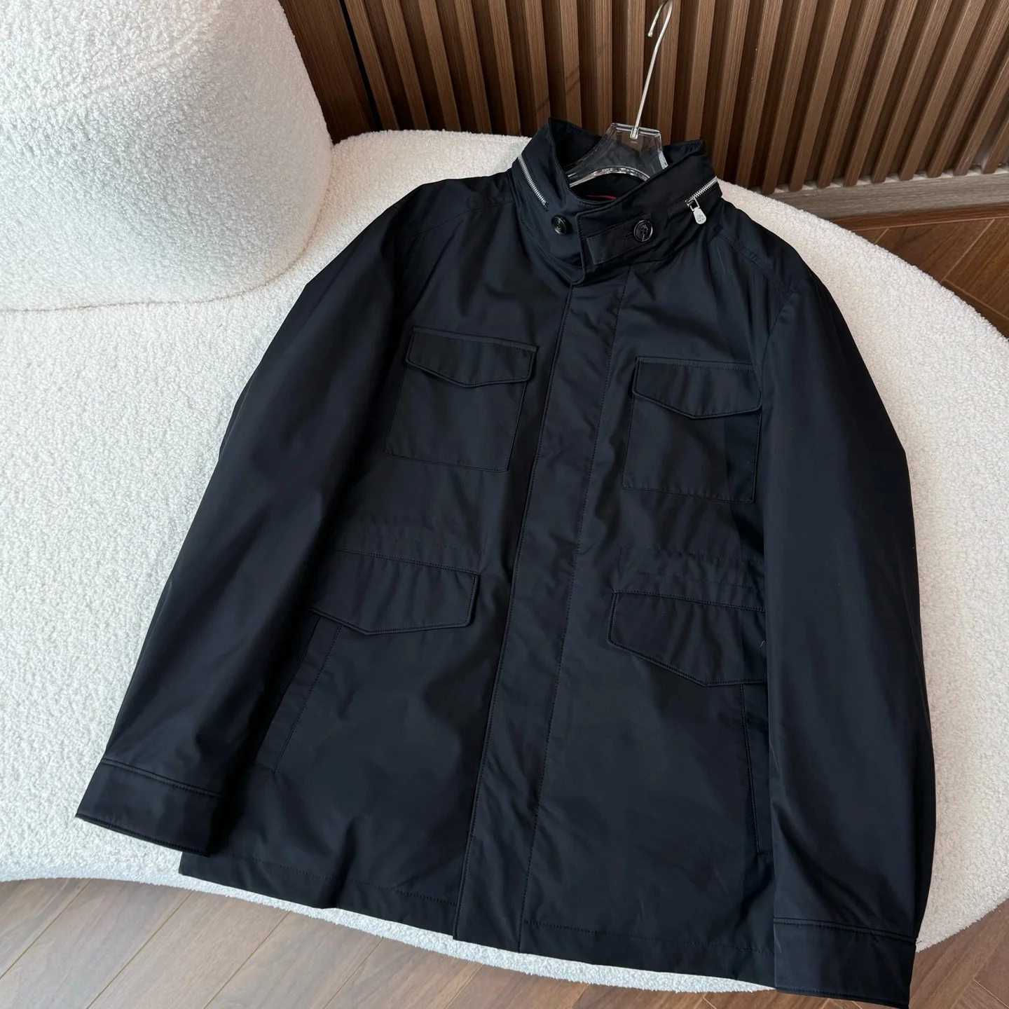 

BC Италия Повседневная куртка-стойка с несколькими карманами