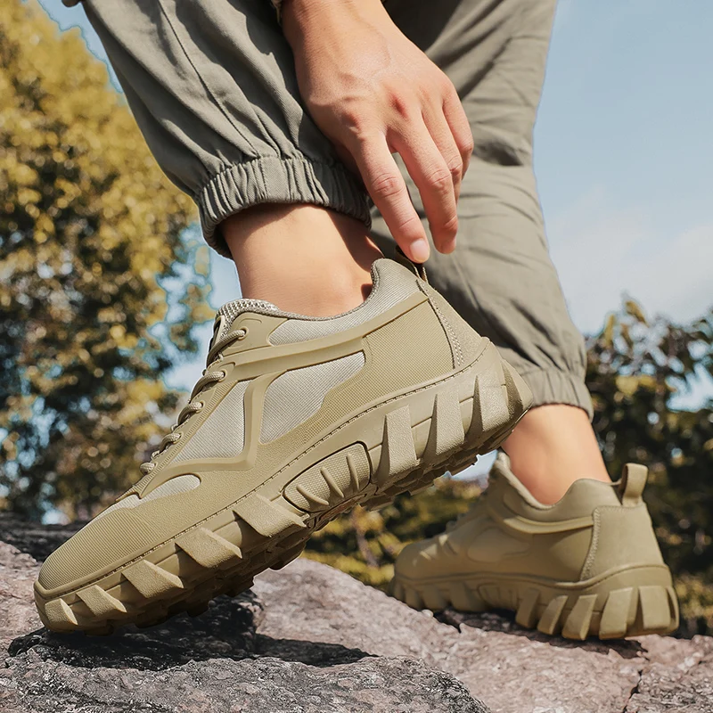 Neue Taktische Stiefel Männer Marke Wüste Knöchel Wasserdichte Arbeit Im Freien Frau Mann Kampf Special Force Military Wandern Schuh Armee Stiefel