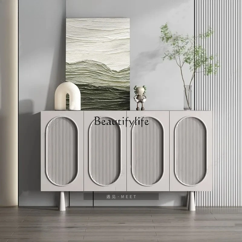 

entrance cabinet dining side tea storage cabinet entry A simple and modern