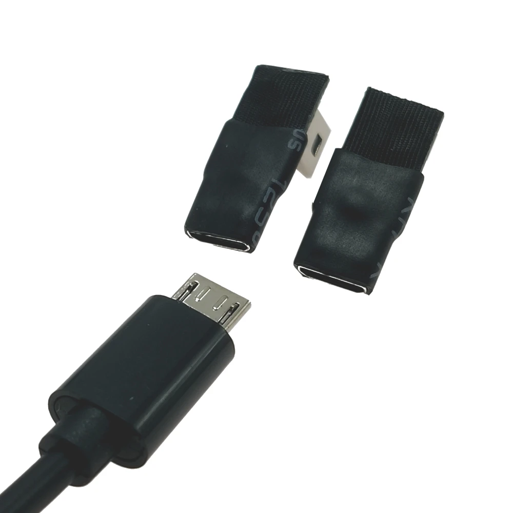 1 PC czarny Micro USB żeńskie na Mini/Mini USB męski Adapter adaptera ładowarki