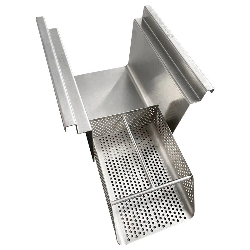 

Stainless steel finished linear drain, slot drain, kitchen drain
