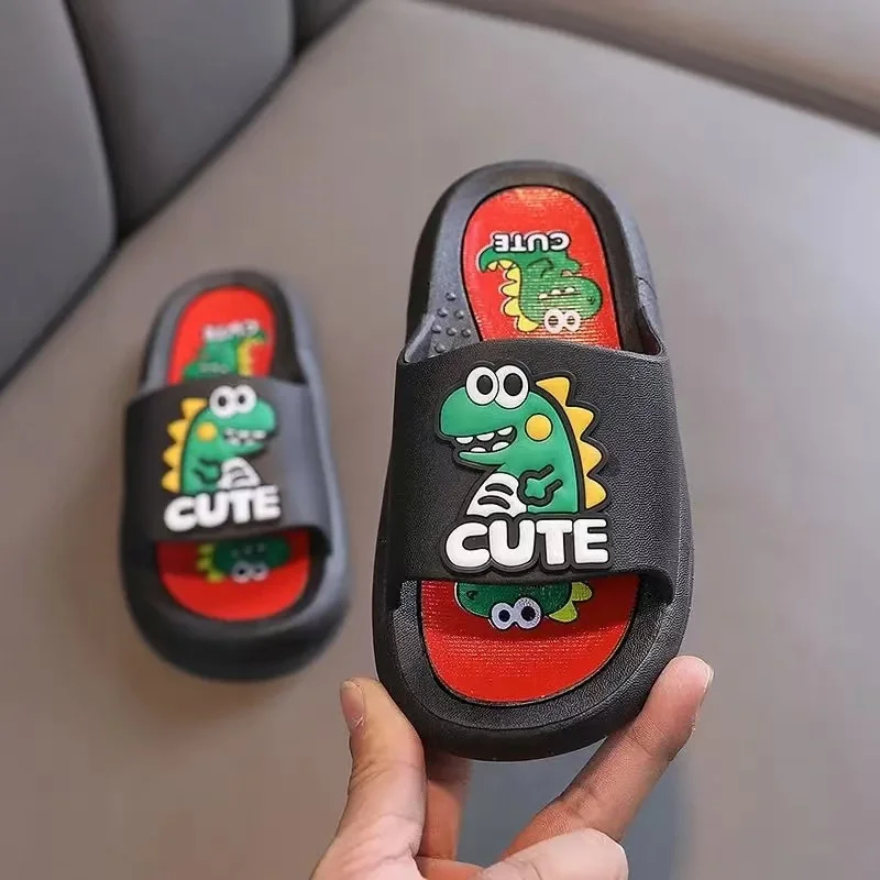 New Home Slippers Summer Children Cartoon Soft Shoes Boys Bathroom Girls Slippers Sandals Toddler Non Slip Beach Shoes Baby