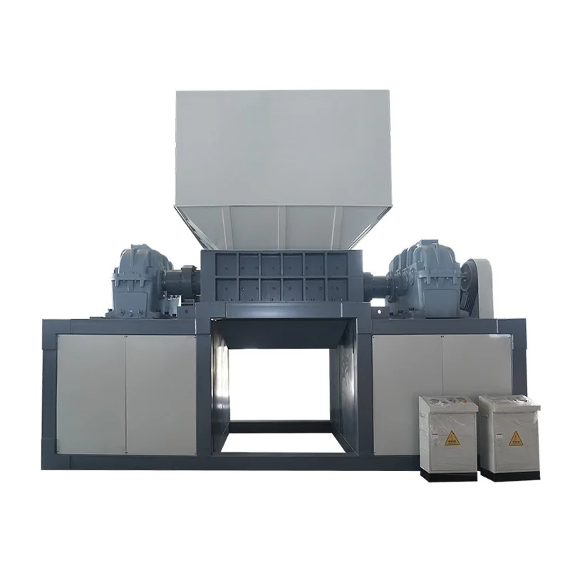 Large Scale Household Waste, Dual Axis Shredder For Metal, Steel, Plastic, And Rubber Crushers Efficient Garbage Recycling