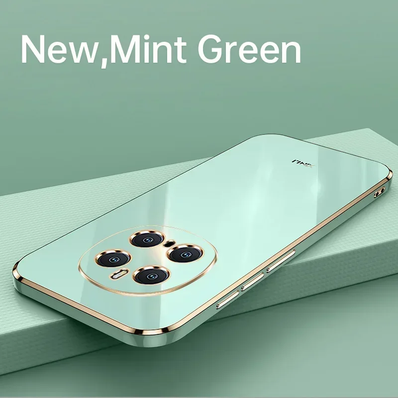 حافظة لهاتف Magic 7 Lite 7 Pro مصنوعة من مادة البولي يوريثان الناعمة لهاتف Honor Magic 6 Lite 5 Pro مضادة للصدمات فائقة النحافة مطلي بالكروم من مادة البولي يوريثان الحراري الناعمة المقاومة للصدمات #2