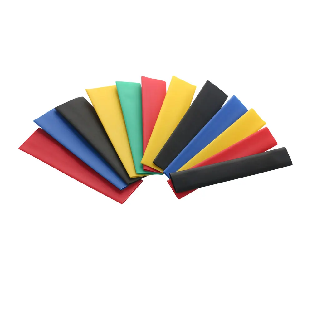 Комплект термоусадочных трубок Термостойкая трубка Обмотка термоусадочной проволоки Электрическое соединение Кабель Изоляционная защита с рукавами