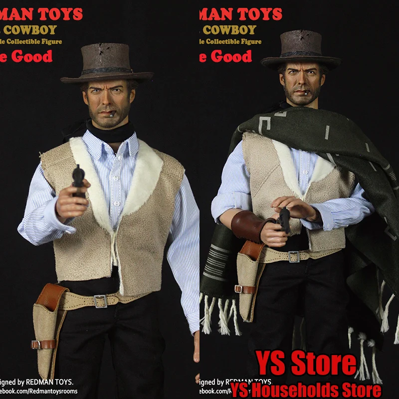 

REDMAN TOYS RM027 1/6 Scale The Good Cowboy Collectible Action Figure Classic Movie Brave Male Original 12" Full Set Model Toys