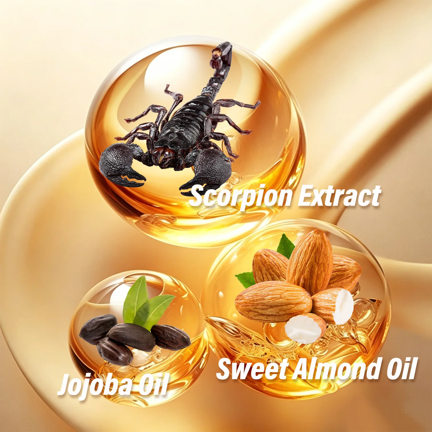 95% Plus+ Scorpion Venom Nail Care Serum -Strengthening Treatment with Jojoba, Sweet Almond Oil & Vitamin E. view 2